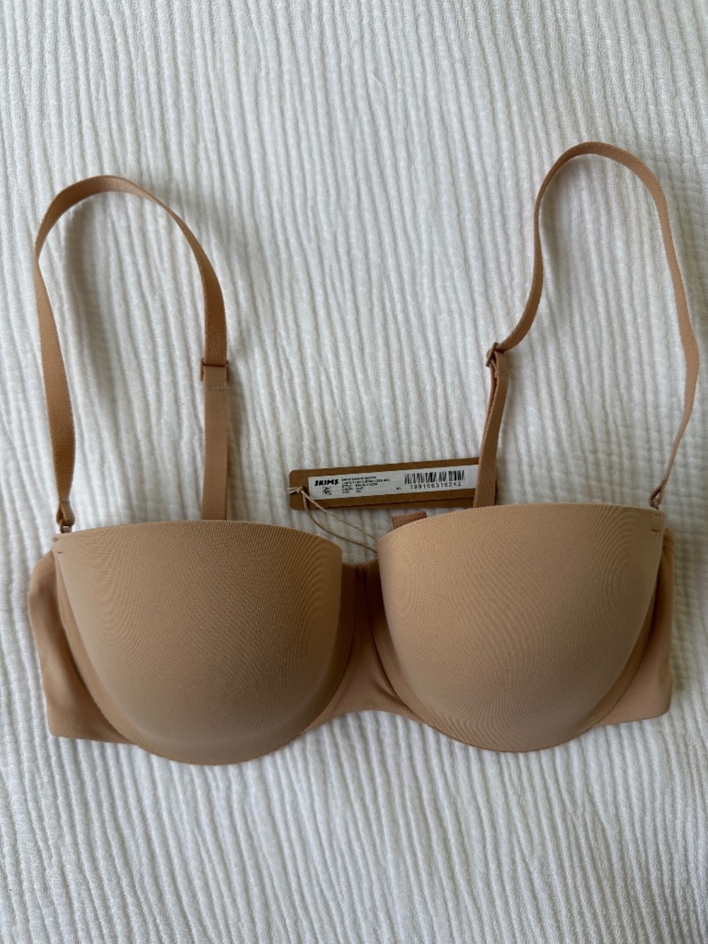 SKIMS Smoothing Intimates Strapless Bra Clay 34C BNWT